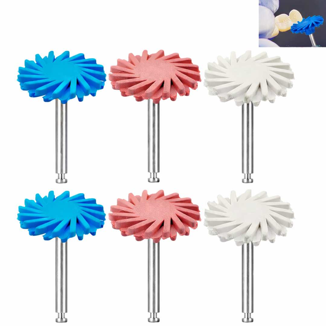 Diamond Polishing System RA (low speed) for Resin and Ceramic – 6 Pieces