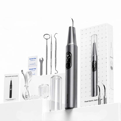 Limpiador dental ultrasónico con cámara HD y luz LED - Madicaza